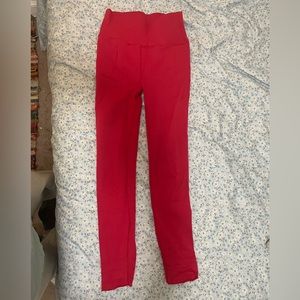 - Red Fabletics leggings